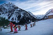 Skikurse für Kinder im Familienurlaub im Alphotel im Allgäu.