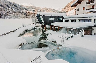 Wundervolle winterlandschaft in Tirol im Familienhotel Alphotel Tyrol. 