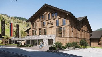 Visualisierung des Hotels nach dem Umbau im Sommer