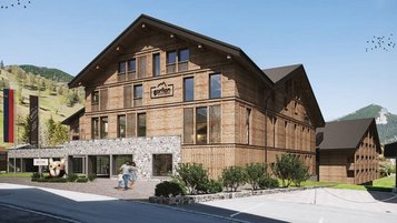 Visualisierung des Hotels nach dem Umbau im Sommer