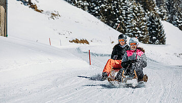 Vorarlberg im Winter: Herrliche Rodelbahnen erwarten euch in Bezau.