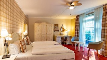 Ein Familienzimmer im Familotel Borchards Rookhus.