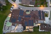 Das Alpenhotel Kindl aus der Luft im Sommer