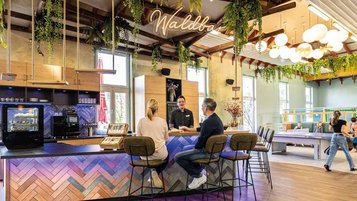 Die "Waldbar" im Familienhotel Sonnenpark, direkt neben dem Abenteuerland für Kinder