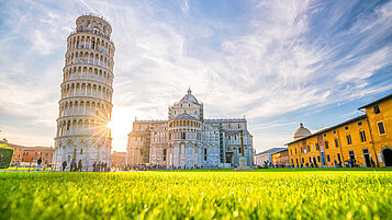 Der Schiefe Turm von Pisa.