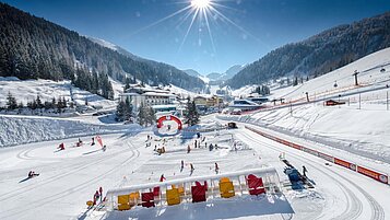 Wunderschöne Winterlandschaft rund um das Familienhotel Zauchenseehof im Salzburger Land