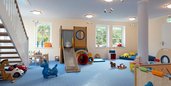 Indoor-Spielbereich für Babys und Kleinkinder im Familienhotel Deichkrone an der Nordsee