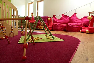 Die Babylounge im Familienhotel Amiamo im Salzburger Land.