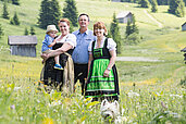 Gastgeberfamilie vom Familienhotel Kaiserhof an der Zugspitze.