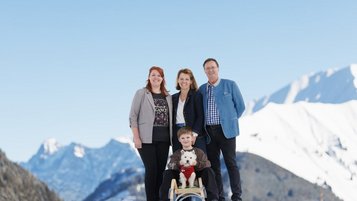 Gastgeberfamilie vom Familienhotel Kaiserhof an der Zugspitze.