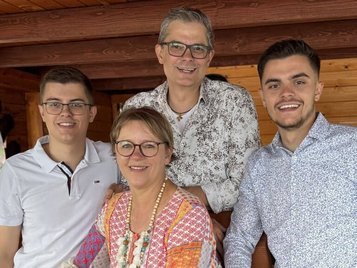 Die Gastgeberfamilie Borchard vom Familienhotel Borchards Rookhus an der Mecklenburgische Seenplatte