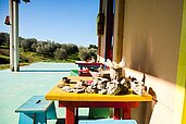 Basteln im Happy-Club im Familienurlaub im Familienhotel Castellare di Tonda in der Toskana 