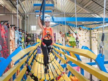 Der Bobos Funpark mit viel Spaß und Action im Familienhotel Kolping Hotel Spa & Family Resort in Ungarn.