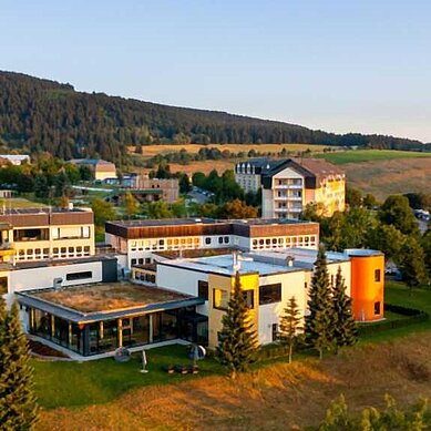 Familienhotel Elldus Resort im Erzgebirge im Sommer