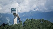 Die Skisprungschanze in Innsbruck.