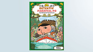 Das Cover des Kinderbuchs Detektiv Parzival Po, Band 5, Das Rätsel der Tempelruine