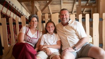 Gastgeberfamilie im Familienhotel Landhaus zur Ohe im Bayerischen Wald.