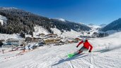 Skifahren im Skigebiet Zauchensee im Familienhotel Zauchenseehof im Salzburger Land