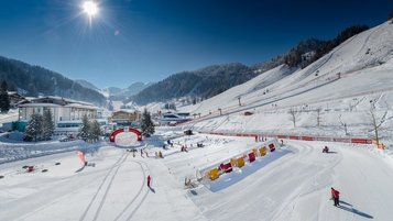 Skigebiet direkt am Familienhotel Zauchenseehof im Salzburger Land