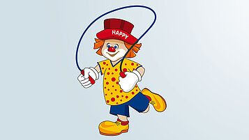 Happy-Olympiade: Happy Seilhüpfen